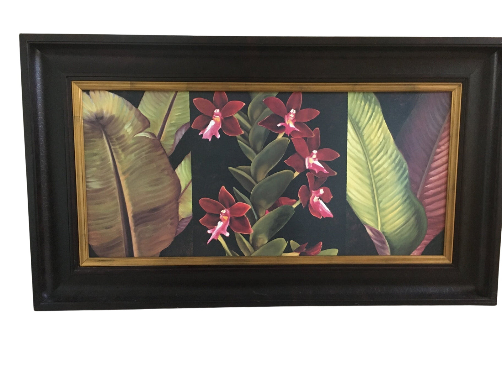 Framed Purple Orchid Print