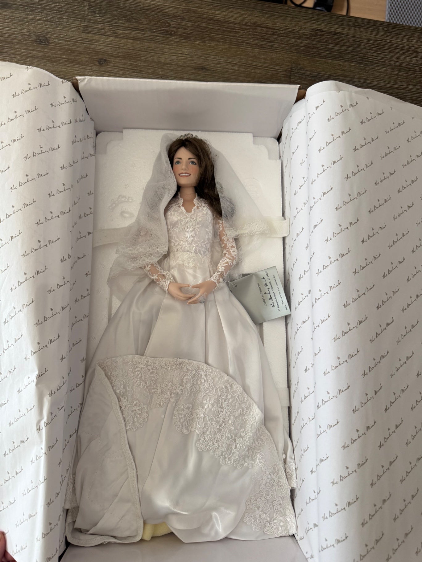 Danbury Mint Princess Kate Bride Doll