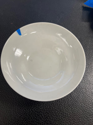 Vintage Chinese Famille Rose Porcelain Wu Shuang Pu Style "Table of Peerless Heroes" 4" Rice Bowls Set of 4 (Rim Chips)