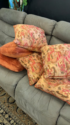 Group of pillows that came with the couch