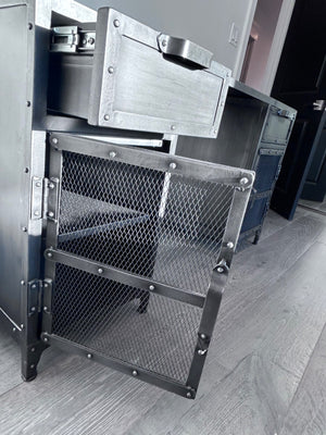 Restoration hardware metal desk 30x55x22.5