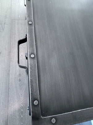 Restoration hardware metal desk 30x55x22.5
