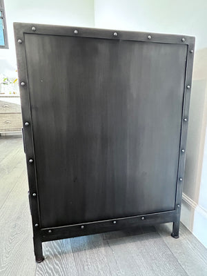 Restoration hardware metal desk 30x55x22.5