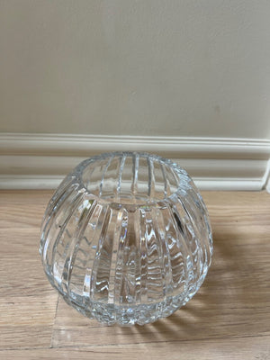 Crystal Rose Bowl 6.5in x 6.5in