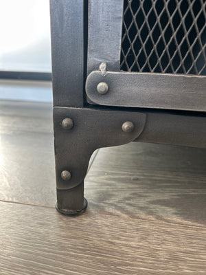 Restoration hardware metal desk 30x55x22.5