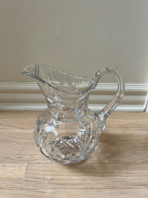 Glass Pitcher 7.5in x 6in