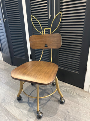 Pottery Barn Emily and Merritt collaboration bunny chair