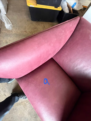 Wine Color Armchair