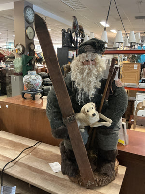 Ski Utah Santa Claus Decoration