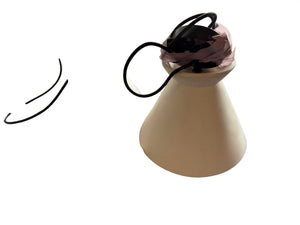White Ceramic Pendant (Qty. 2)