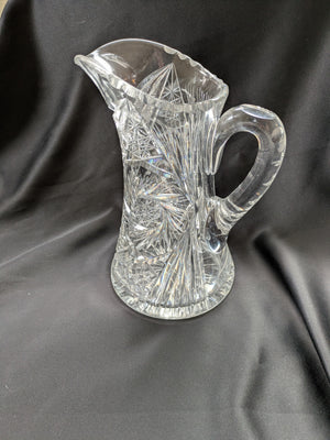 American Brilliant Period Cut Glass pitcher