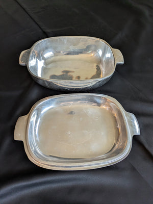 Nambé Model No. 16 Oval Covered Casserole Dish / Dutch Oven