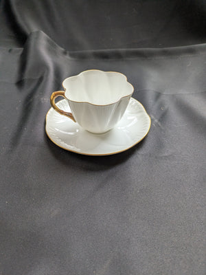 Shelley Potteries Regency (Dainty White with Gold Trim) Place Setting for 13