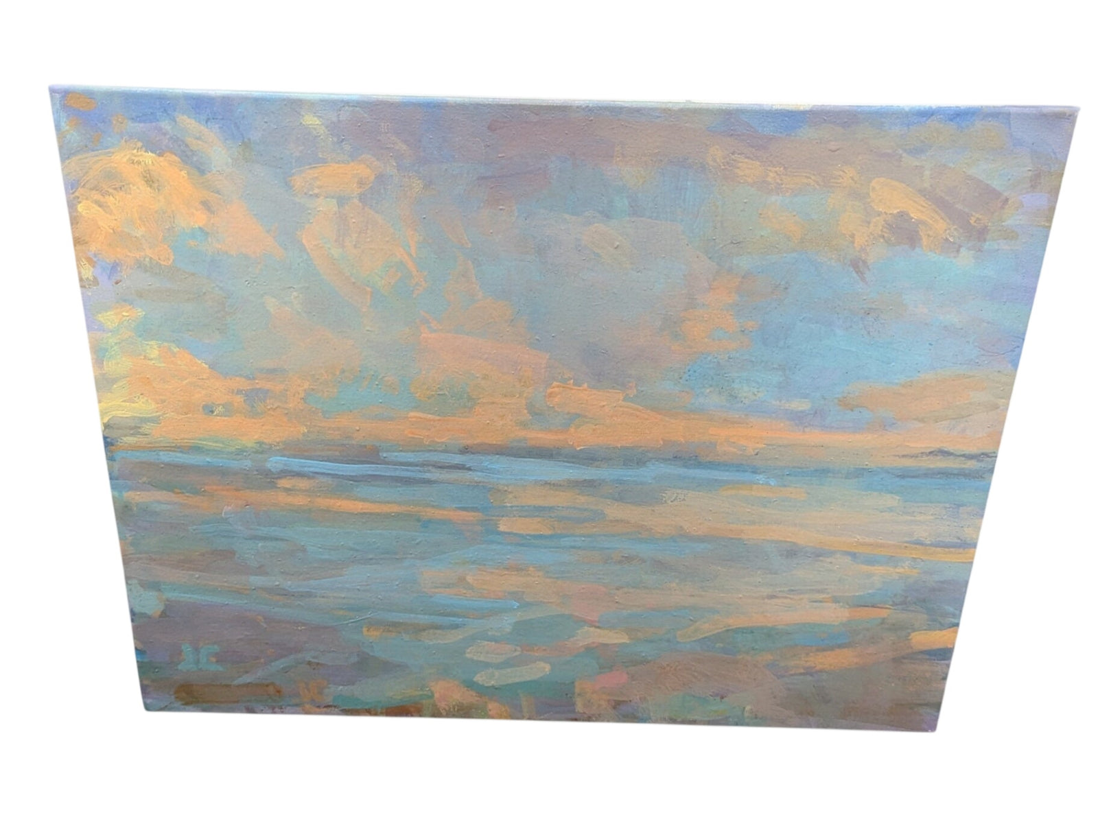 Clouds Miramar Beach John Cornfield Original 18 x 24