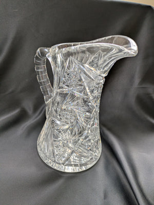 American Brilliant Period Cut Glass pitcher