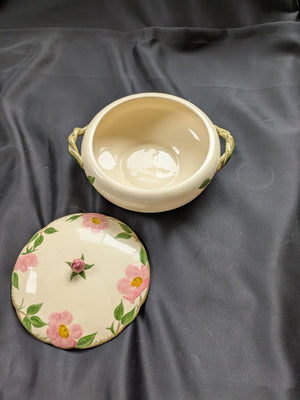Franciscan Desert Rose covered serving dish.