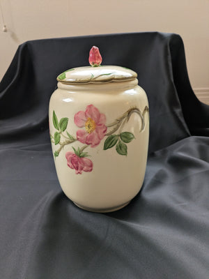 Franciscan Desert Rose cookie jar
