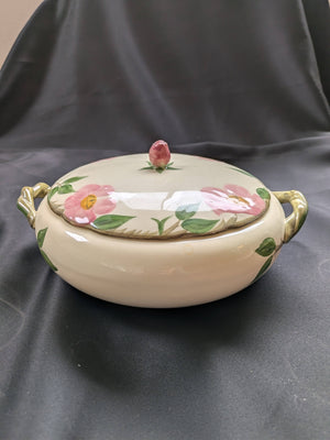 Franciscan Desert Rose covered serving dish.