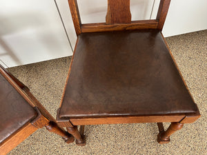 Oak Dining Chairs (pair)