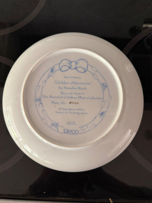 The Barefoot Children Plate Collection "1987" 9” round