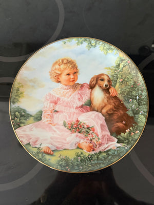 The Barefoot Children Plate Collection "1987" 9” round
