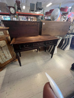 Dark Wood Console or Entry Table