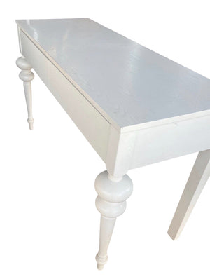 White Console Table With Drawer
