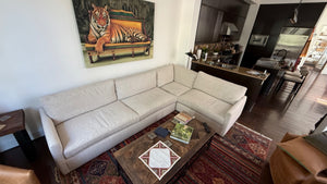 Arhaus Like New Kipton 2 Piece  Sectional Sofa