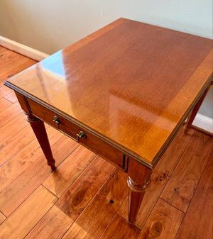 Bernhardt lacquered side-table 23"W x 29"D x 22.5"H