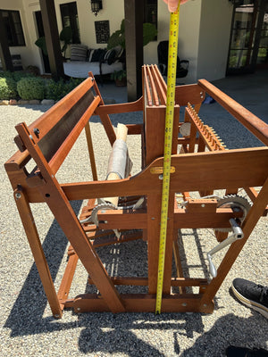 Norwood weaving loom Approx. 52 in. wide x 47 in. tall.