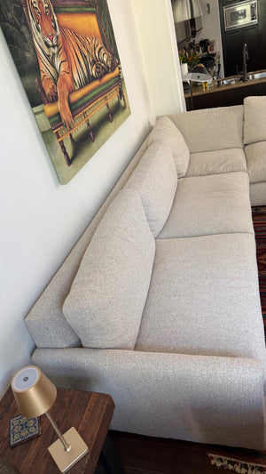 Arhaus Like New Kipton 2 Piece  Sectional Sofa
