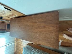 Mid-Century Modern Lane Burl Wood Cedar Chest 46x29x15