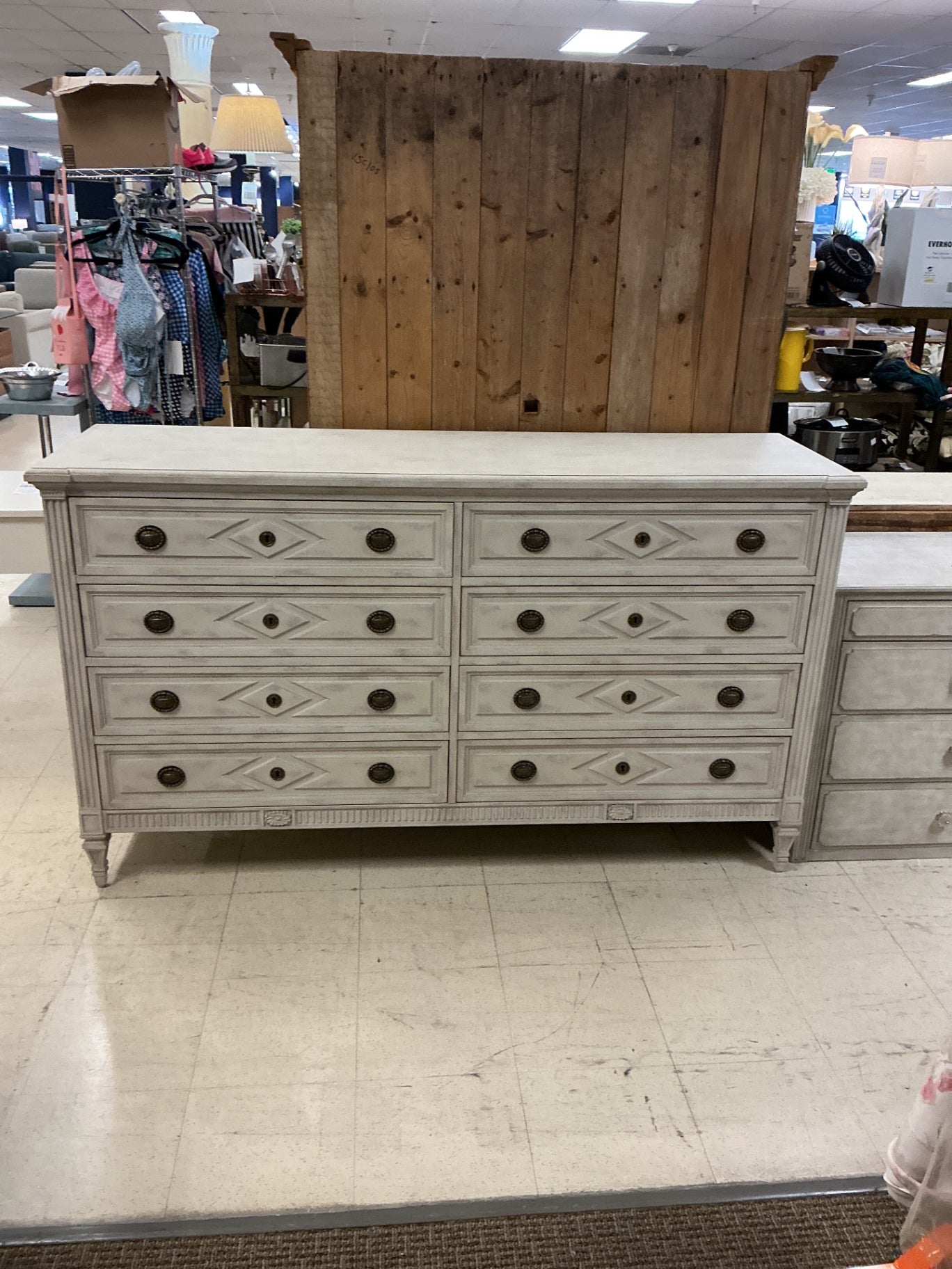Modern History Paris Dresser 69.25" W x 20.25" D x 40" H