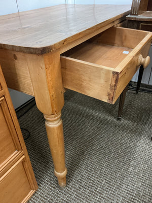 English Pine Farmhouse 2 Drawer Table (29x27x30)