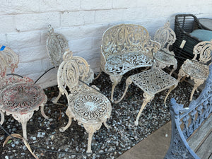 Victorian Cast  Wrought Iron Chairs (each $199)