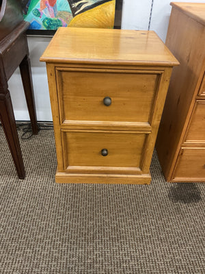 Pine Filing Cabinet / Nightstand (22x23x31)