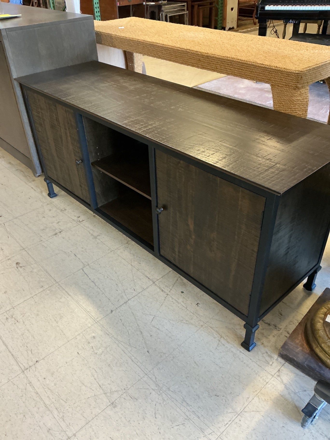 Media Cabinet  (60"x19"x27")