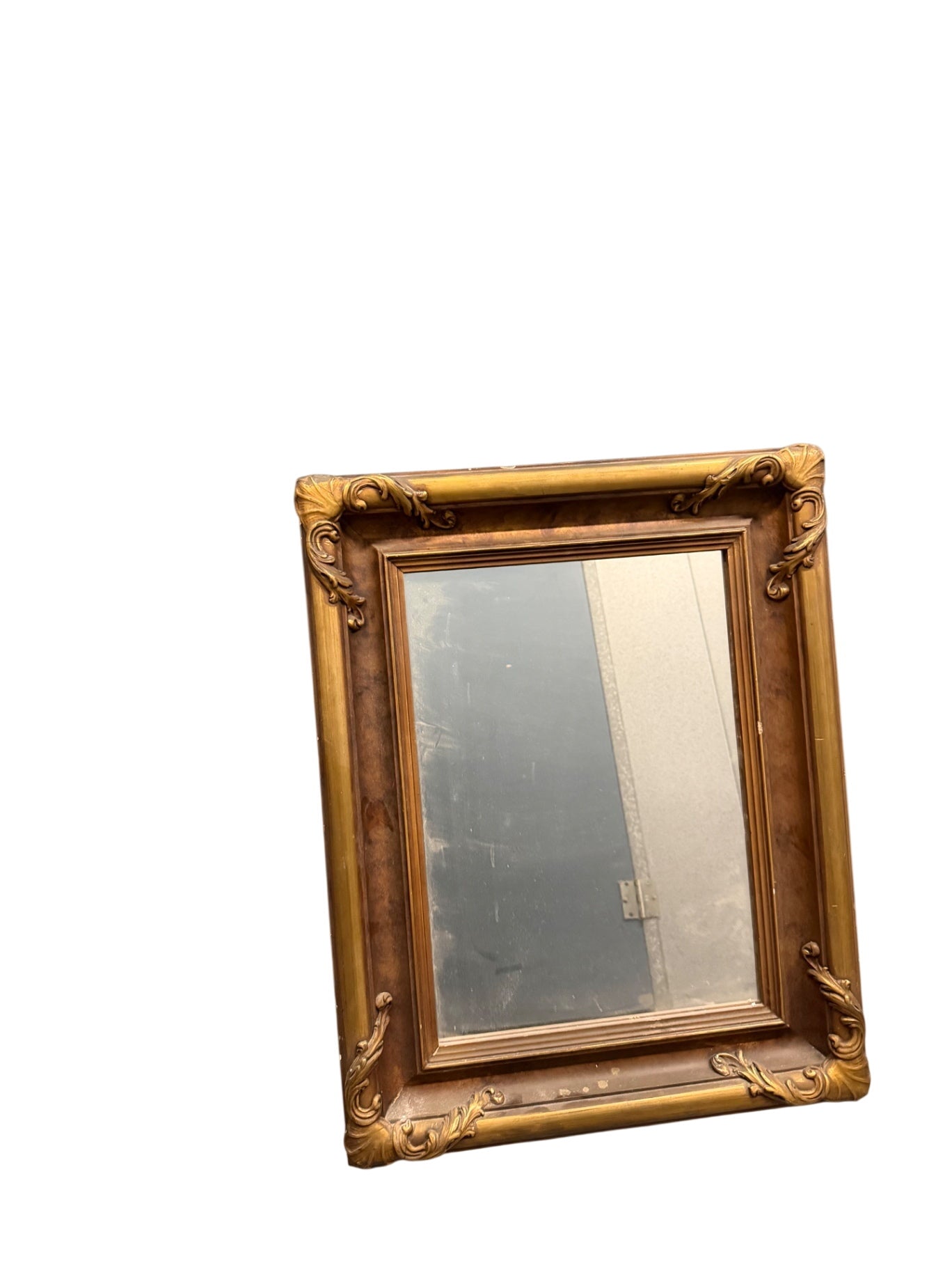 French Rococo Revival 1940’s Gilded Mirror 18x24