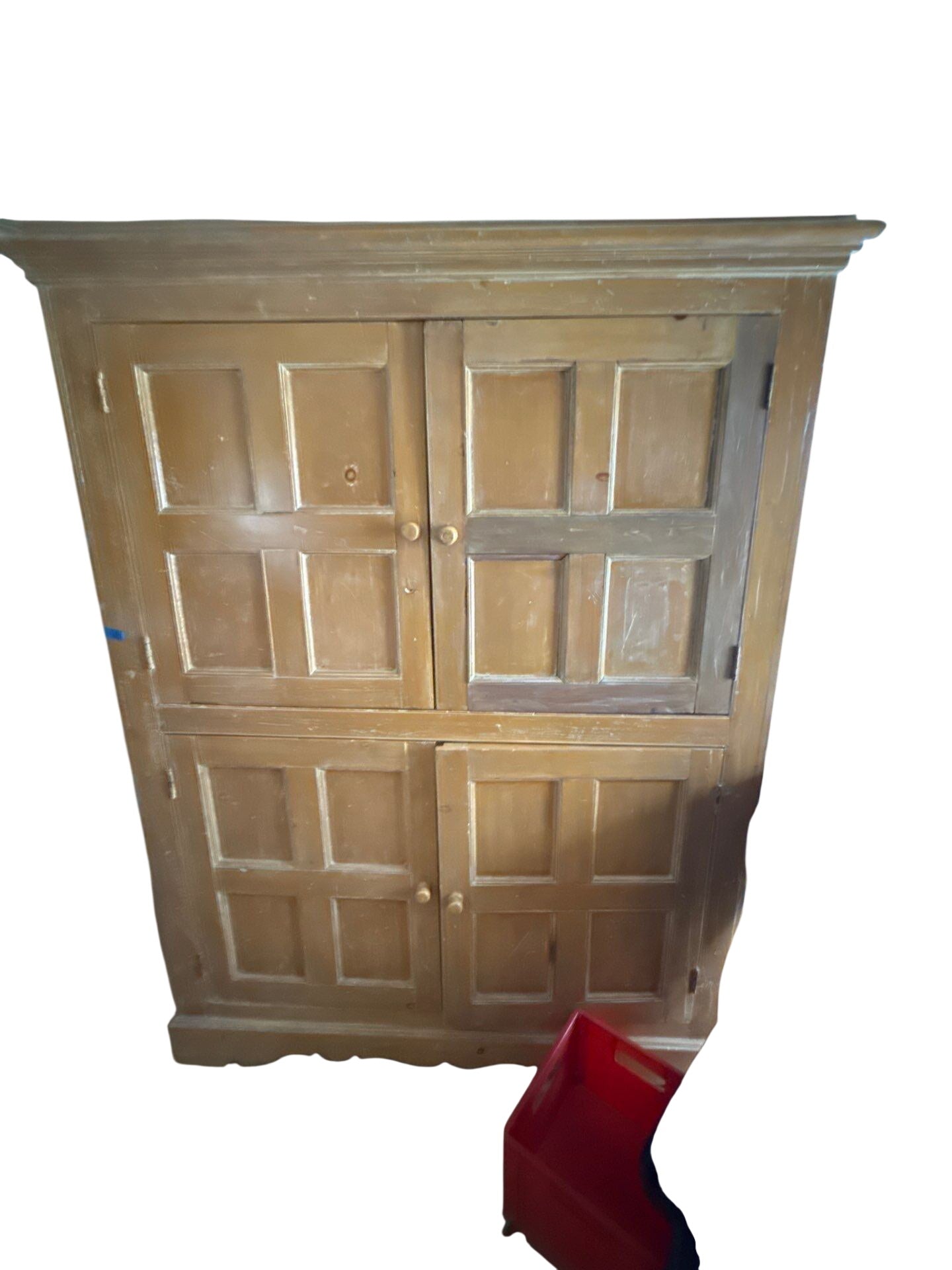 English Pine Cupboard / Housekeepers Cabinet (60x23x80)