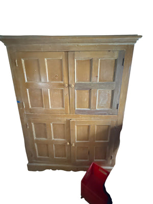 English Pine Cupboard / Housekeepers Cabinet (60x23x80)