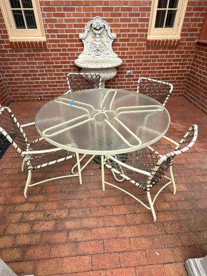 Brown Jordan Tamiami Patio Set (50" Table + 4 Chairs )