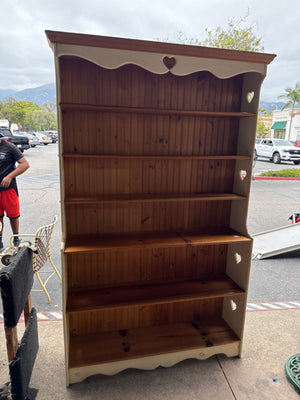 Cottage Style Display Bookcase (48x12x80)