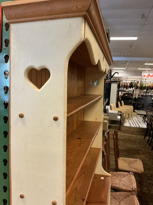 Cottage Style Display Bookcase (48x12x80)