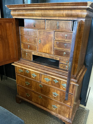 Burlwood Chest Of Drawers
