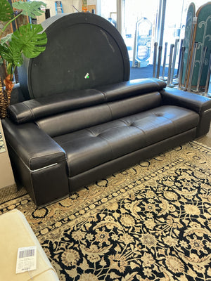 Natuzzi Italia Avana Contemporary Leather Sofa prices 95" W.