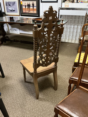 Spanish Revival / Baroque Revival side chairs (pair)
