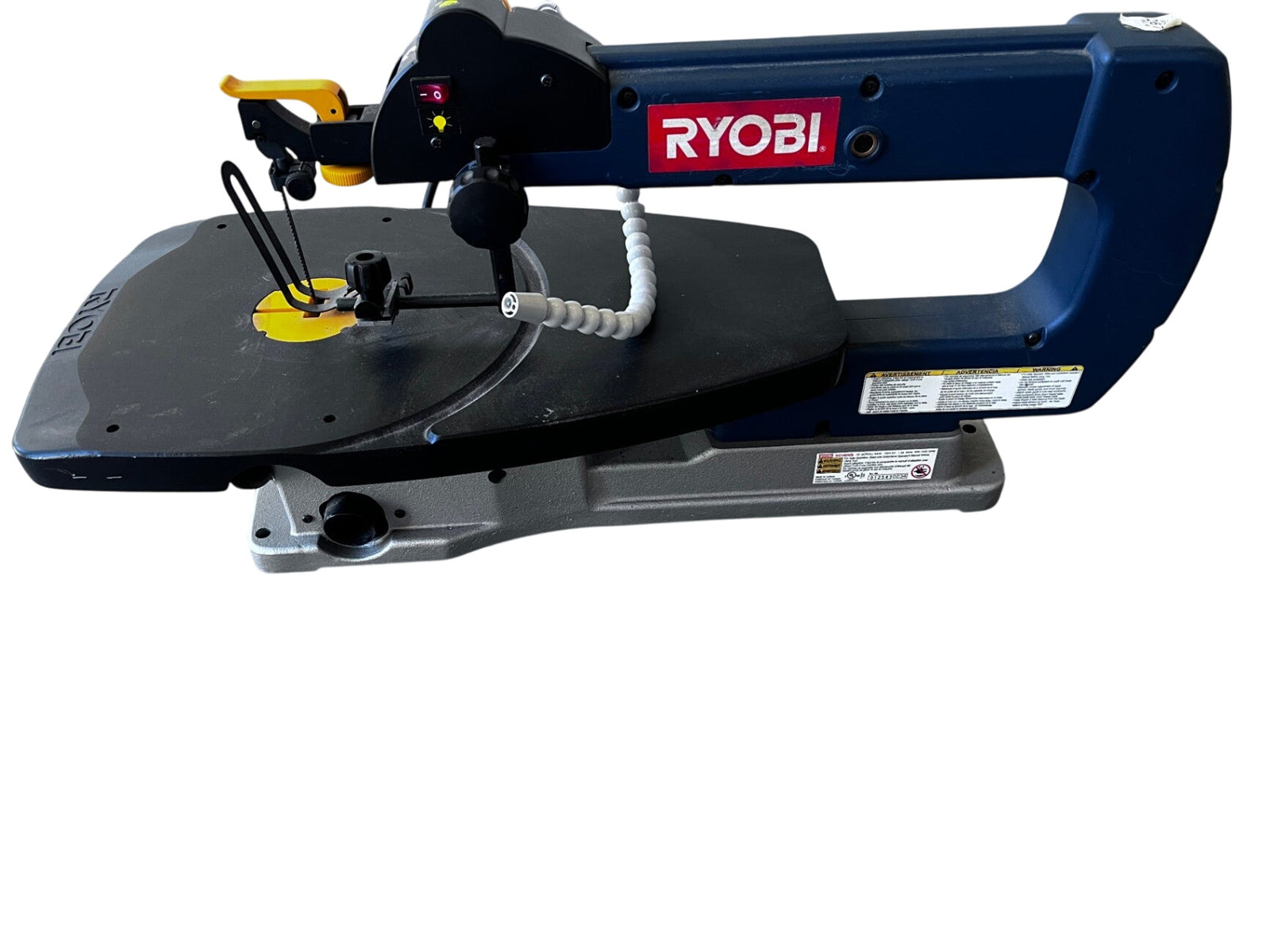 Ryobi SC 180VS 18" variable speed scroll saw with operator's manual 18 in. (457 mm)