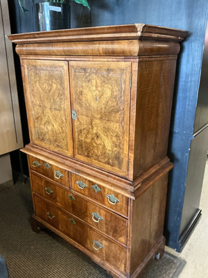 Burlwood Chest Of Drawers