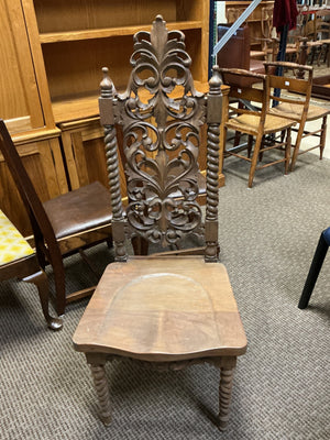 Spanish Revival / Baroque Revival side chairs (pair)