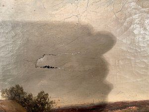 Haywood Hardy - Landscape Painting - Needs Repair